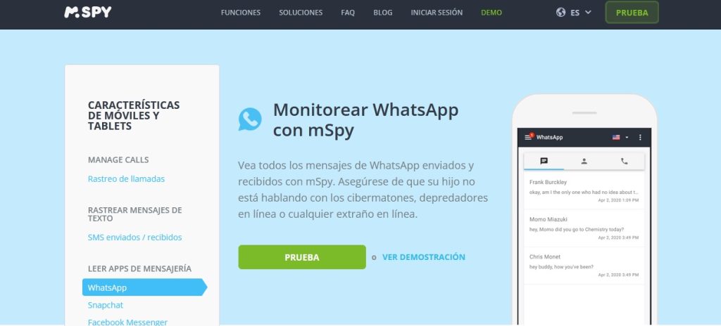 Espiar Whatsapp 2024 Las mejores aplicaciones espías