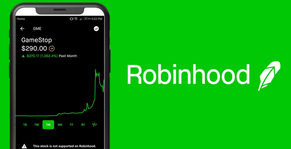 منصة robinhood لتداول الأسهم 