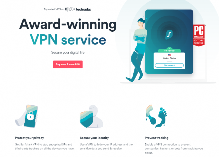 Surfshark-VPN-homepage