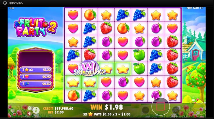 Fruit Party 2 Multiplier