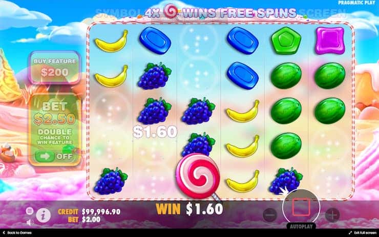 Sweet Bonanza slot winning