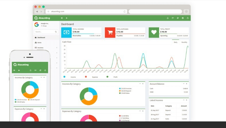 Akaunting- برنامج محاسبةٍ عبر الإنترنت مجانيٌّ بالكامل