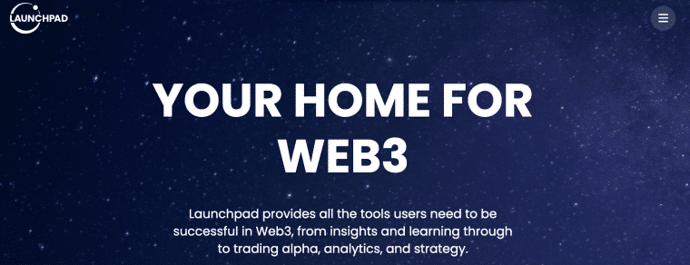 Launchpad - ساحتكم في قطاع Web3