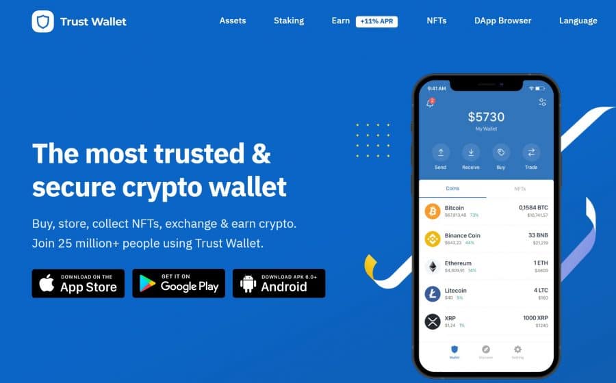 محفظة Trust Wallet