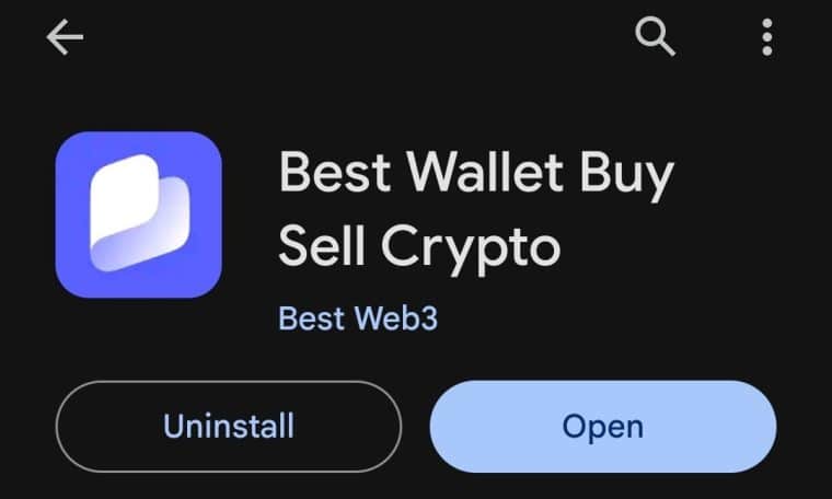 تطبيق محفظة Best Wallet