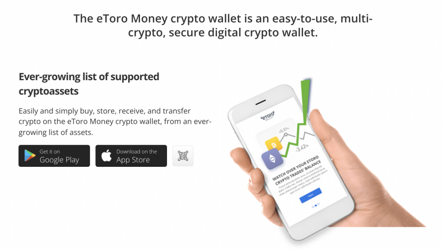 صورةٌ ترويجيةٌ لمحفظة eToro Money