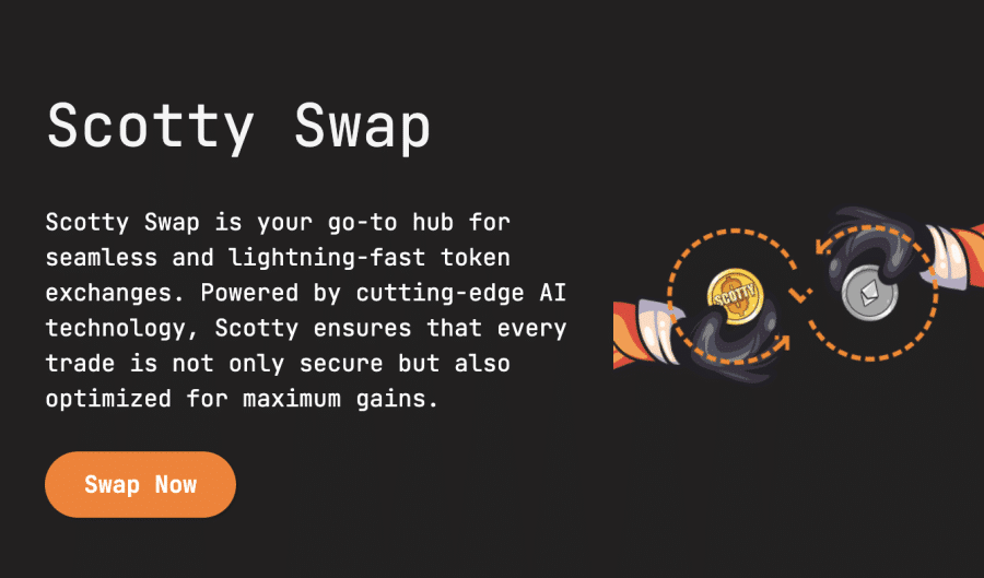 شرح تعريفيّ بأداة المبادلة Scotty Swap