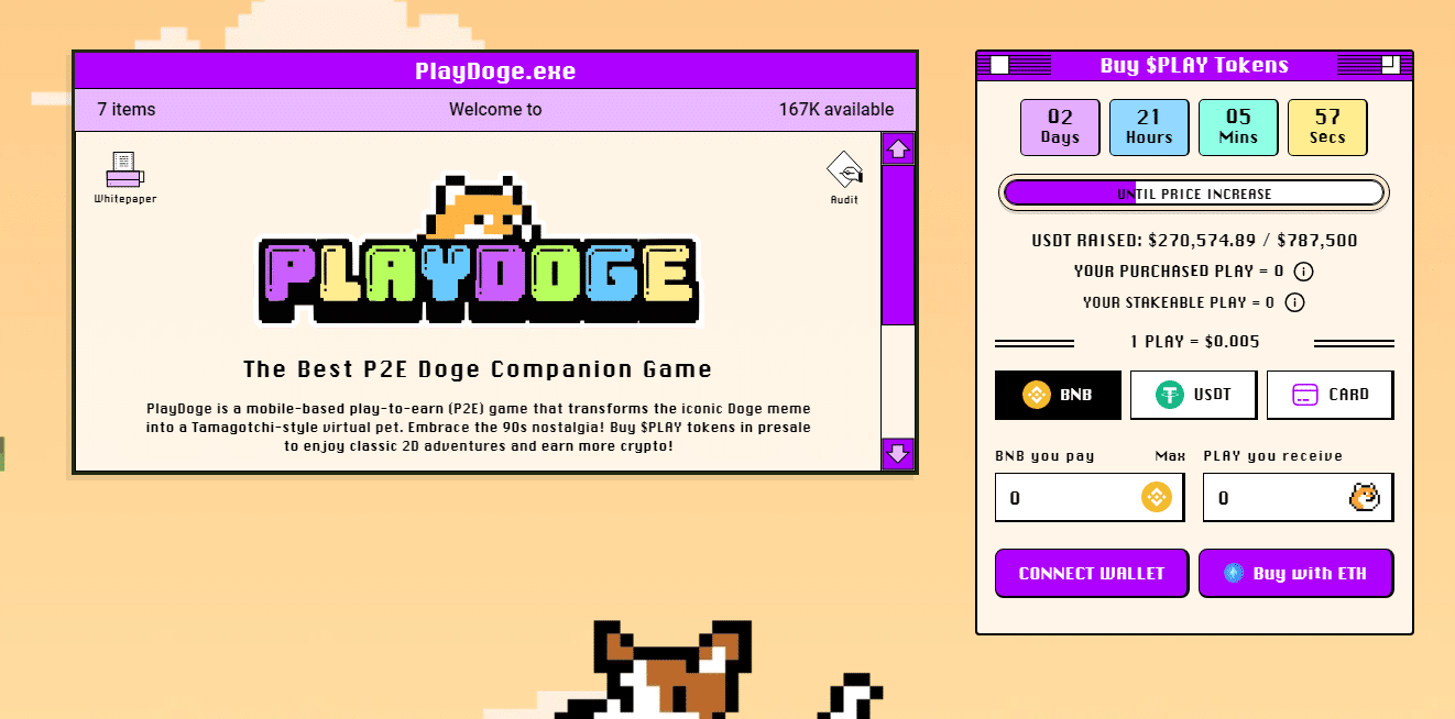 العملة الرقمية PlayDoge