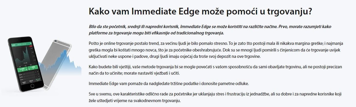 način upotrebe immediate edge