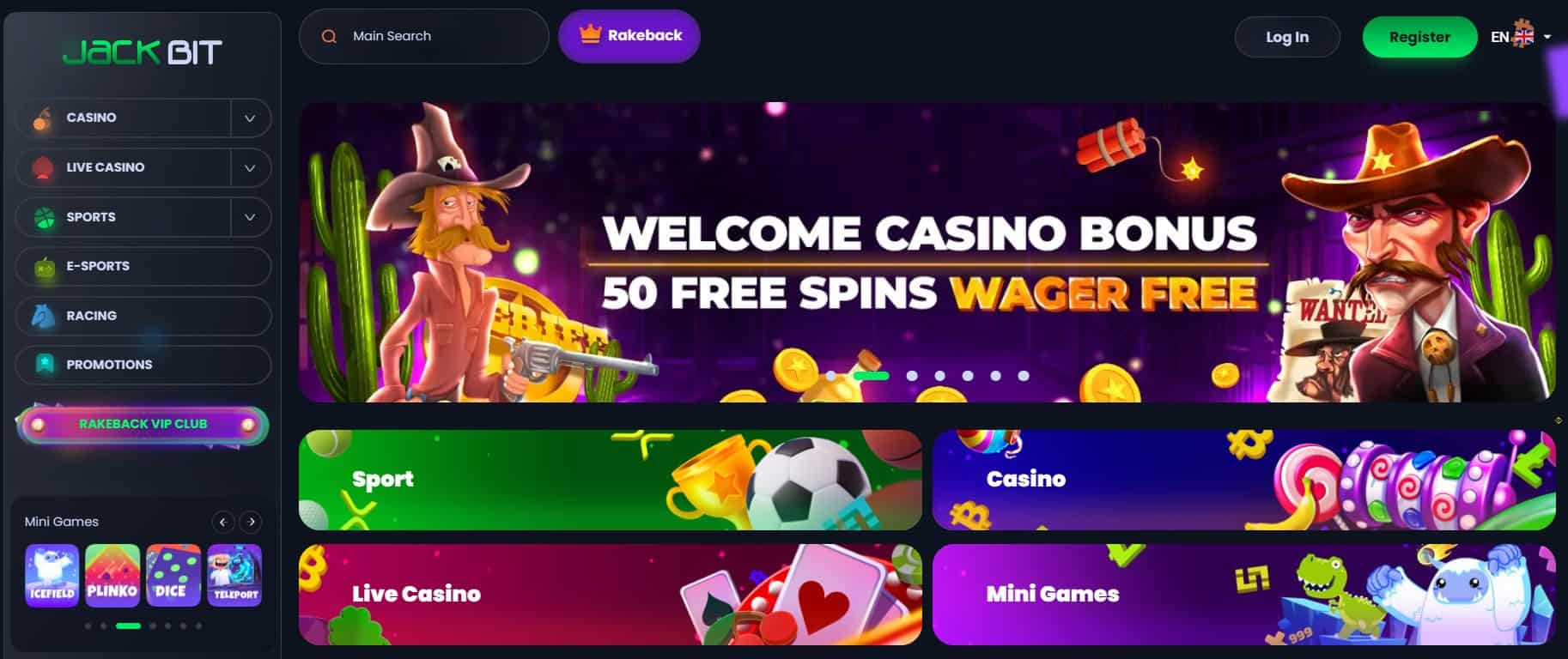 bitcoin casino jackbit