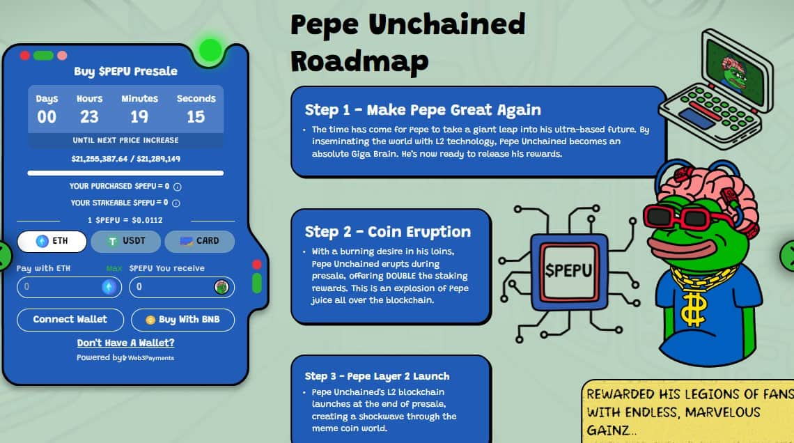 Ključni faktori koji će oblikovati budućnost i cijenu Pepe Unchained tokena