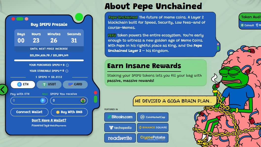 Šta je Pepe Unchained projekat