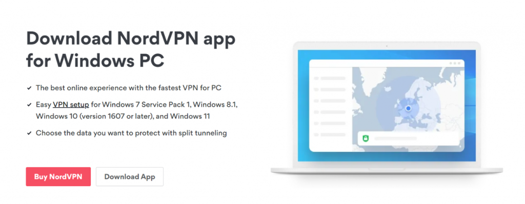 Посетете сайта на Nord VPN