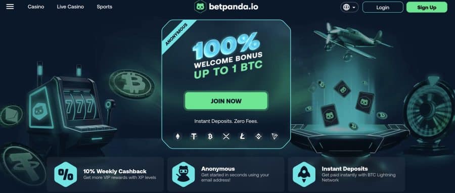 betpanda интерфейс