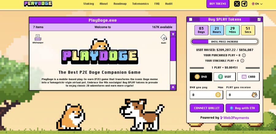 playdoge интерфейс