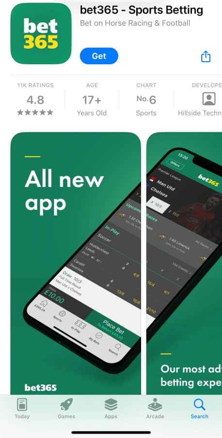 bet365 апликация