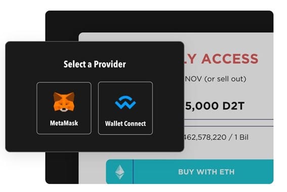 configure sua wallet para comprar Dash 2 Trade