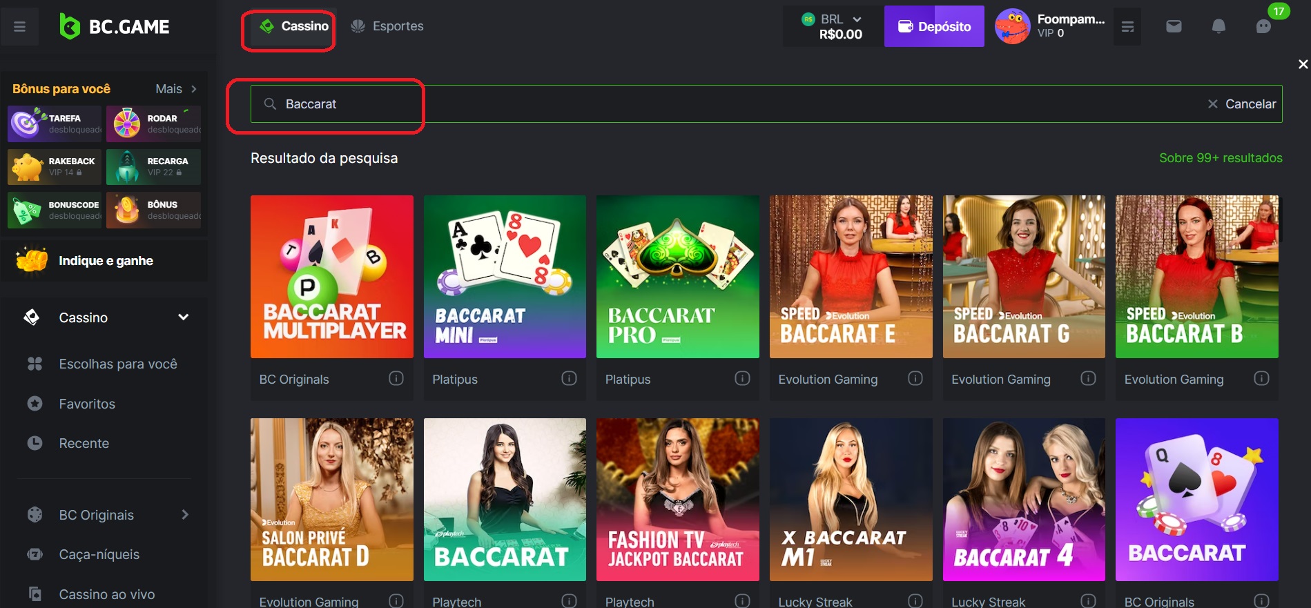 bitcoin baccarat casino