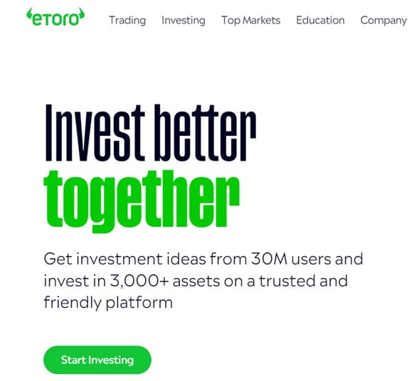 Registro eToro