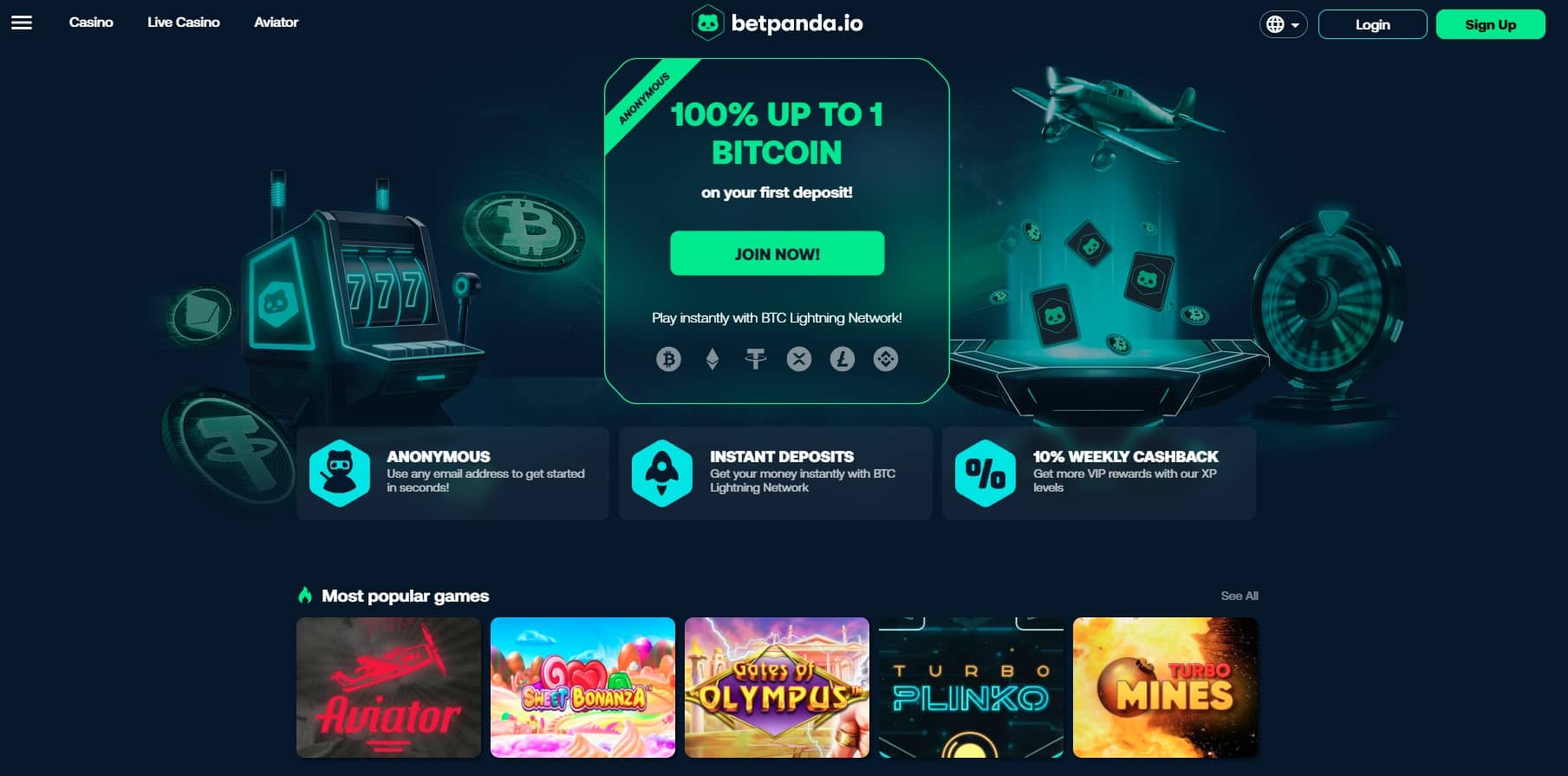 BetPanda home page