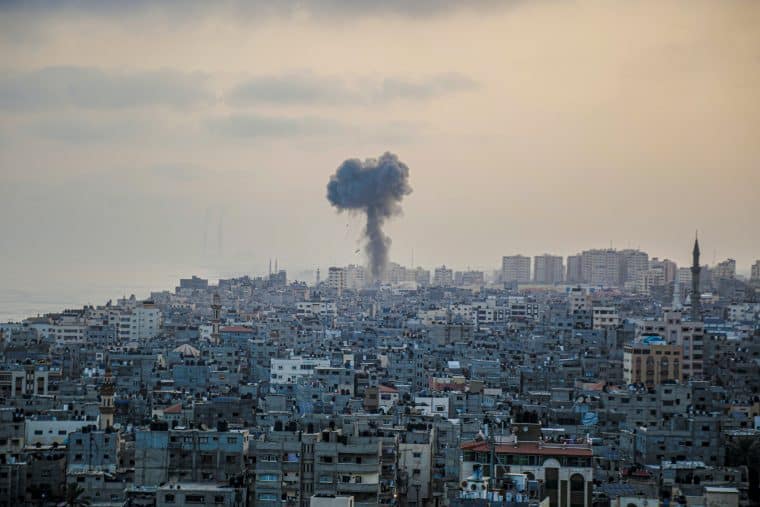 Bombardeio em Gaza