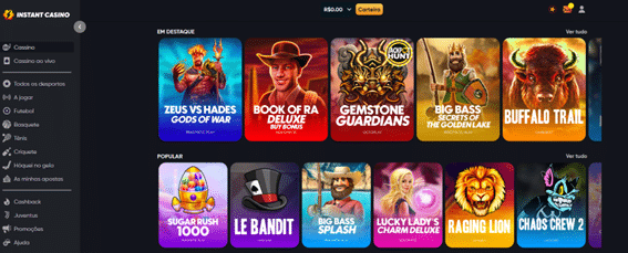 instant casino jogos