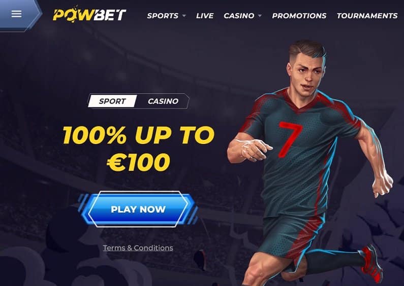 100% bonus až 2 500 Kč na Powbet