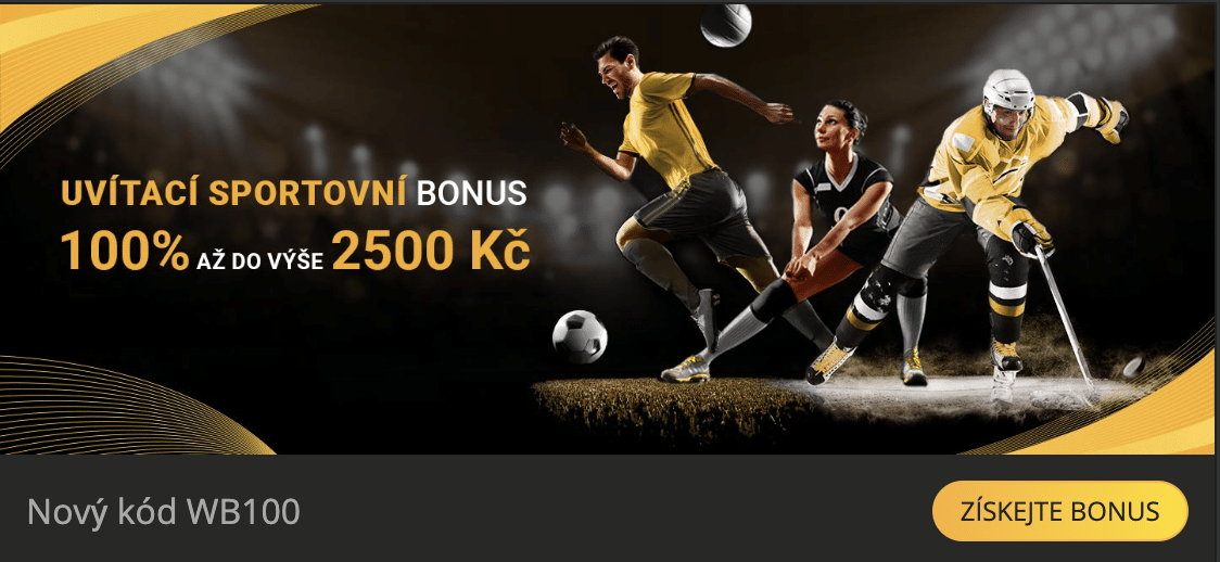 Uvítací sportovní bonus pro nové hráče na 1bet