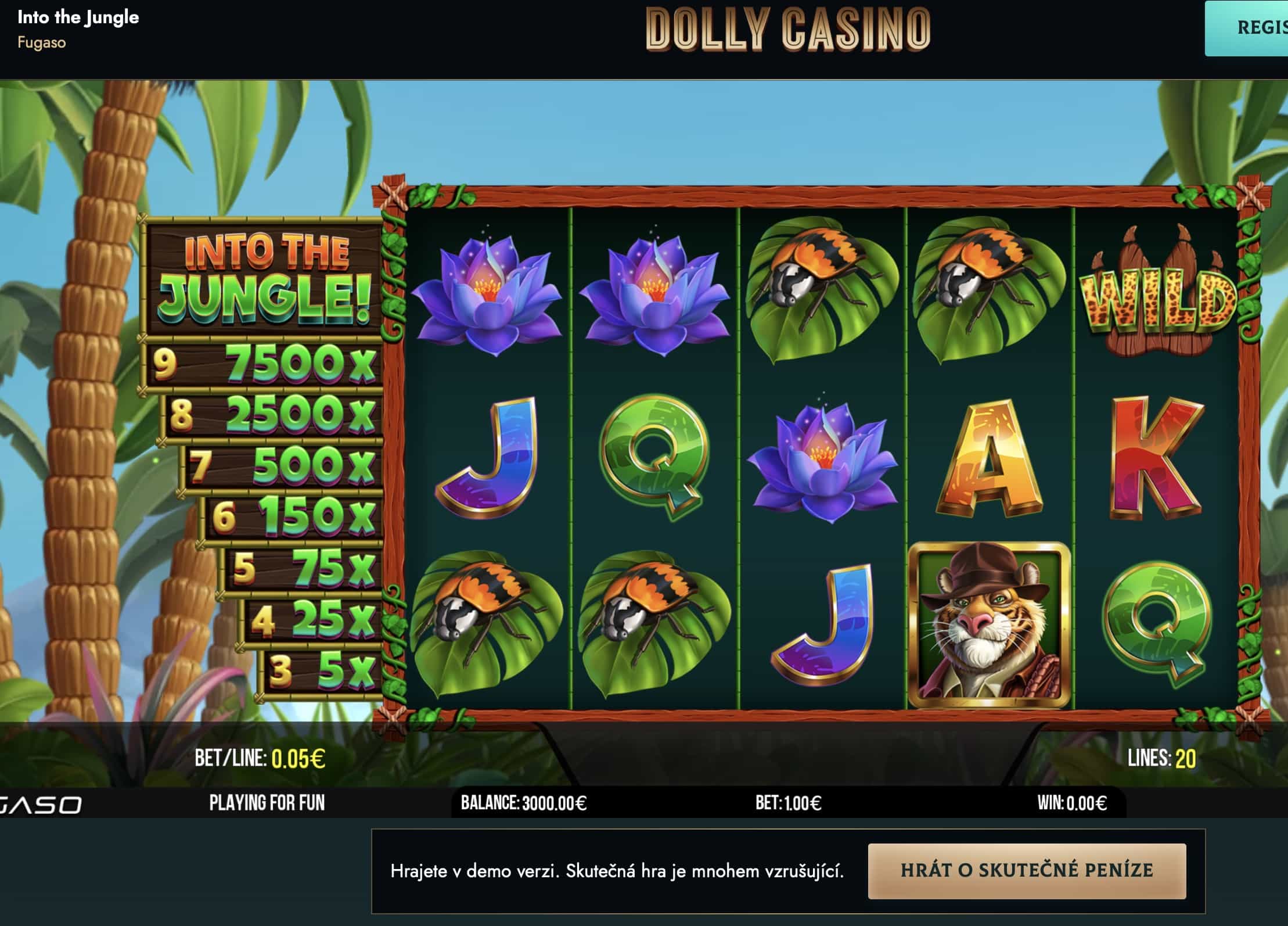 Výherní automaty na dolly casino