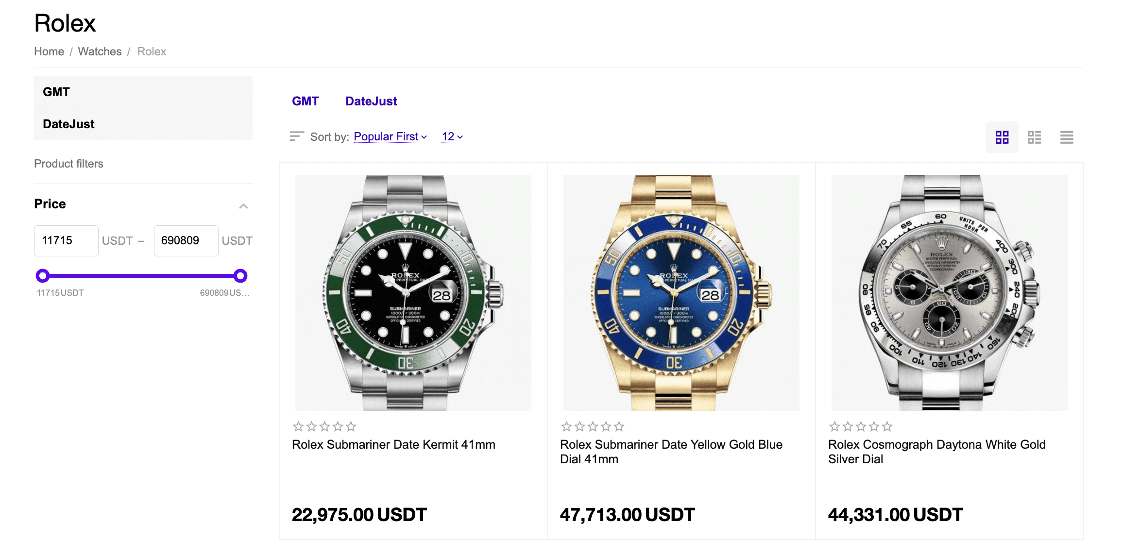 hodinky Rolex na Crypto Emporiu