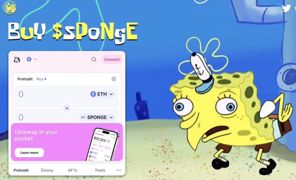 Spongebob (SPONGE) ako kúpiť