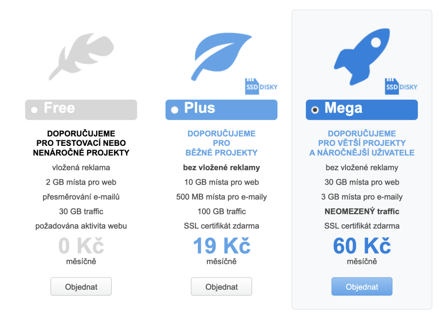 Webhosting zdarma: top 3 poskytovatelé v ČR pro rok 2024