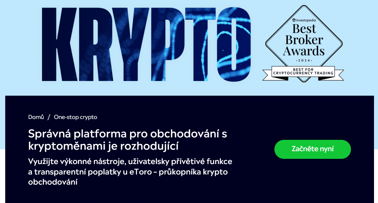 Platforma eToro a ocenění