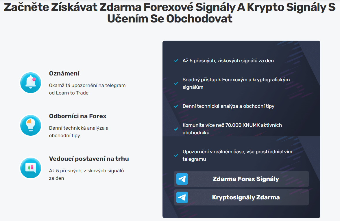 Důvody, proč obchodovat s Learn2Trade