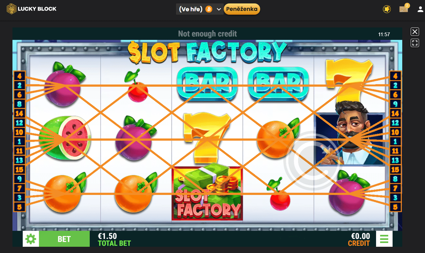 Slot Factory na Lucky block casinu