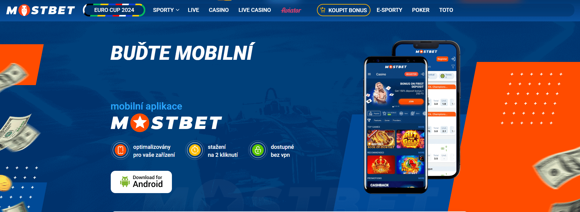 Mostbet stažení mobilní aplikace