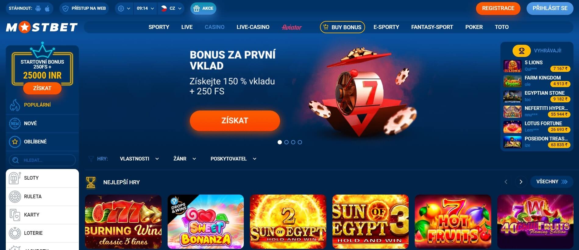 Mostbet casino