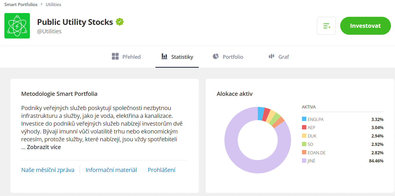 Smart portfolio utilities