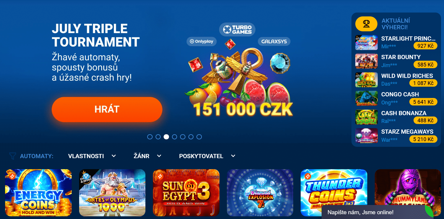 Automaty v Mostbet casinu