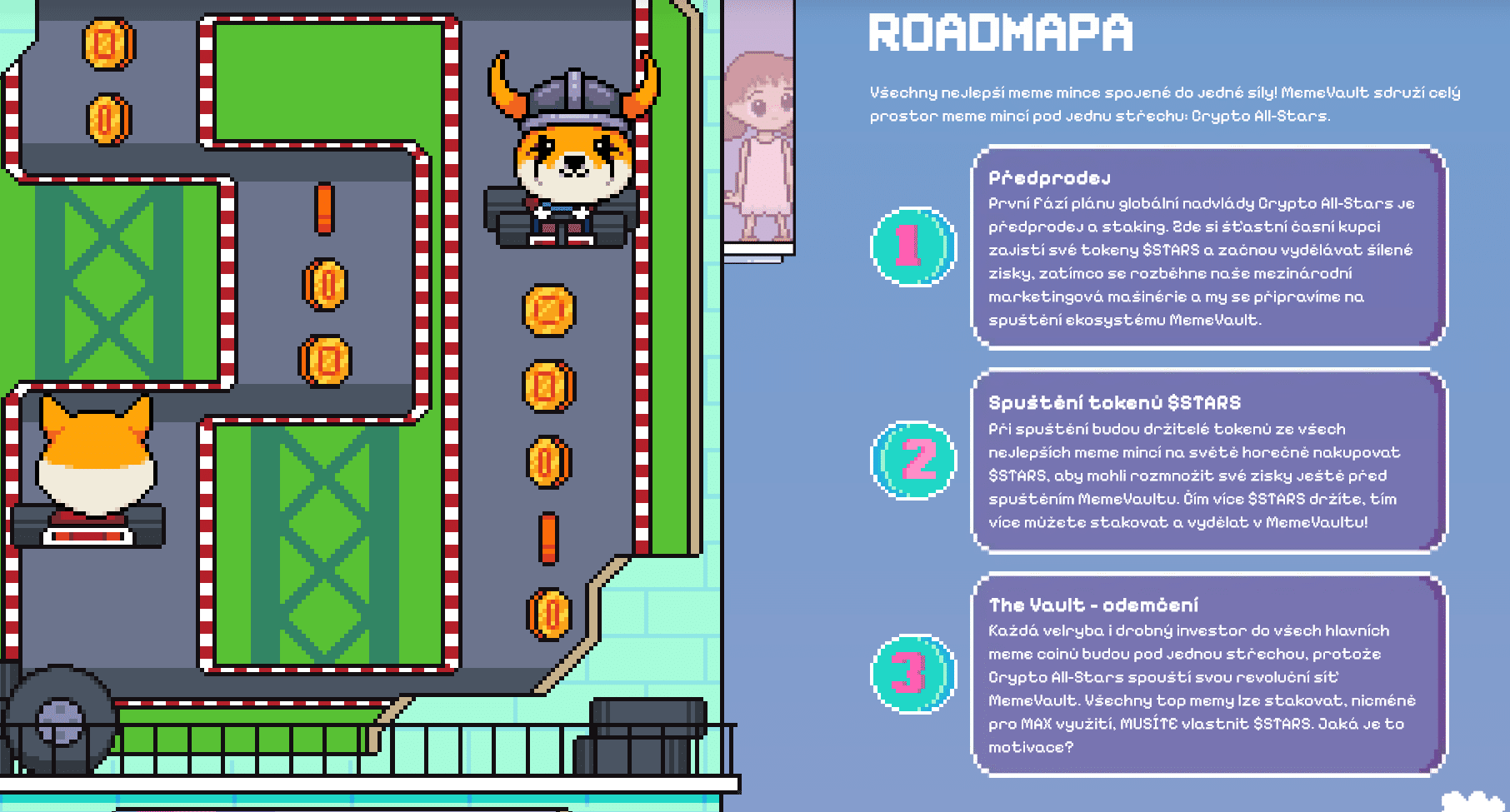 jak koupit crypto all stars - roadmapa