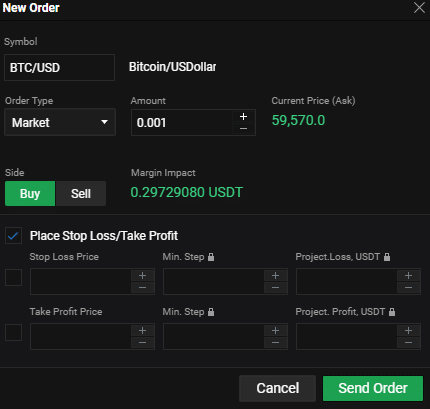 Obchodní příkaz stop-loss a take profit