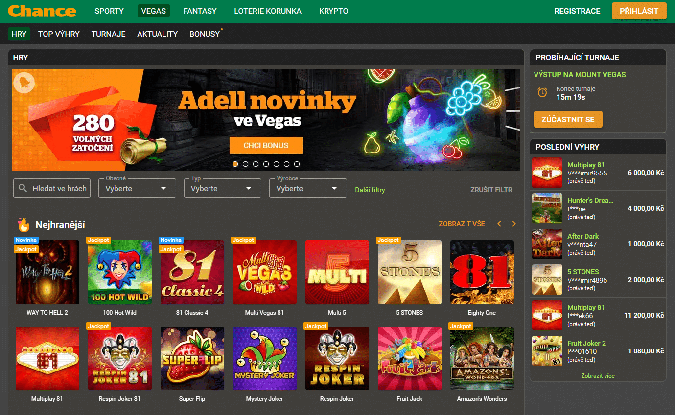 Chance Skrill online casino