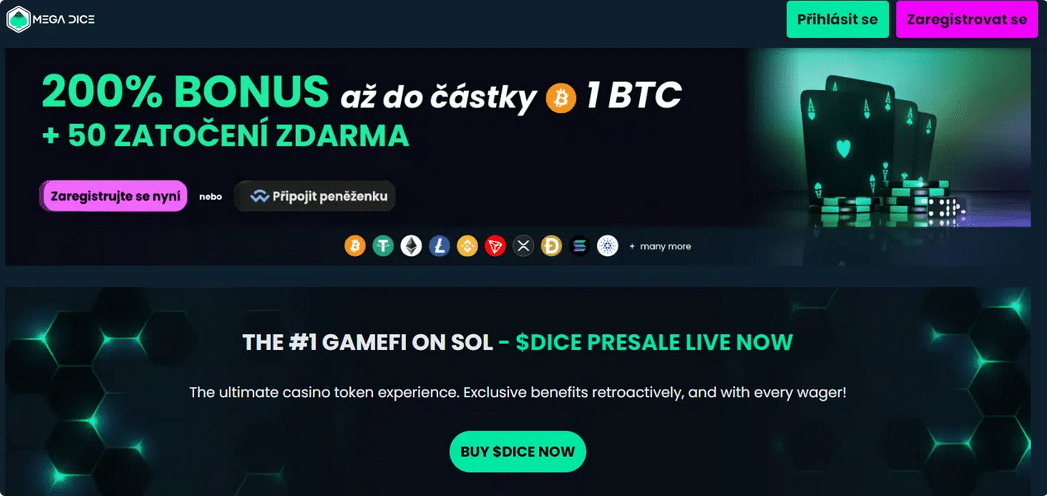 mega dice casino - alternativy ke stake casinu