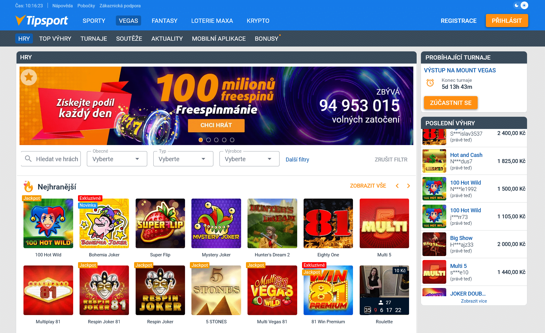 tipsport casino