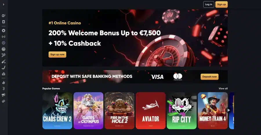 instant casino uvitaci bonus a výherní automaty