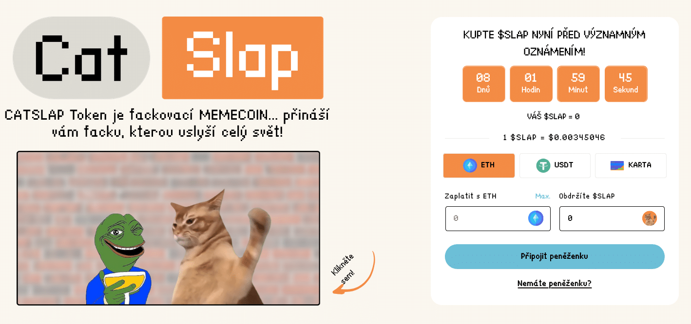 jak koupit catslap - webová stránka