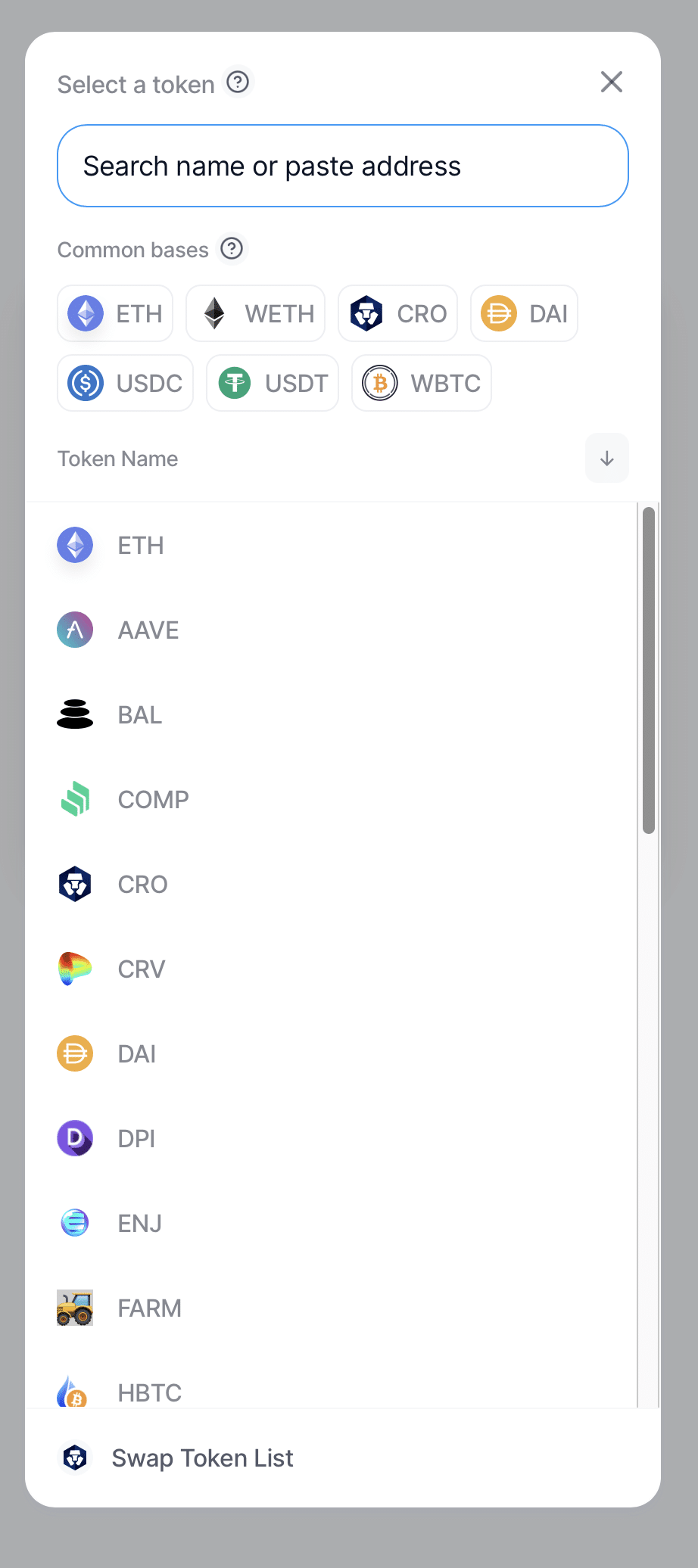 DeFi Pool von Crypto.com