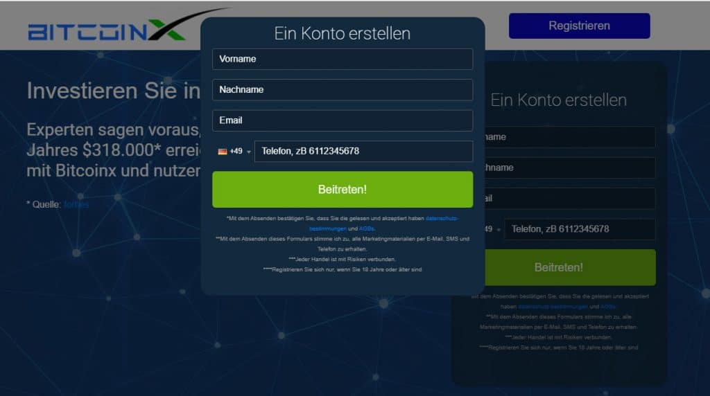 Bitcoin X Konto Erstellen