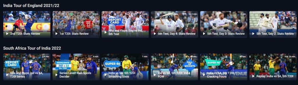 Cricket Live auf Hotstar streamen