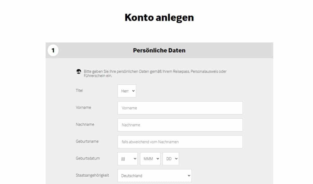 Betway Registrierung